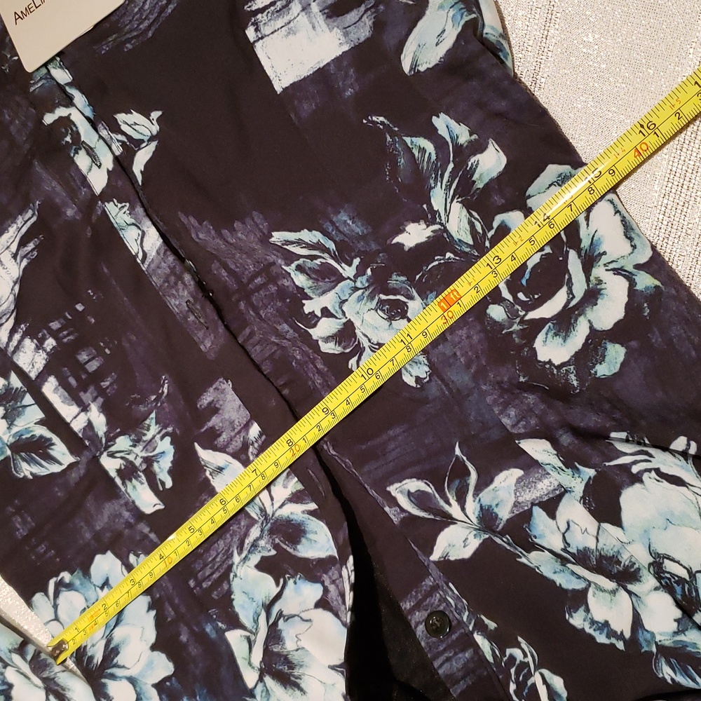 Amelia New York NEW Dress ShirtDress Floral Button-Up A-Line NWT Women's 6 - Picture 7 of 11